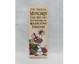 The Official Steve Jackson Munchkin Bookmark Free RPG Day Of Roleplaying... - £13.93 GBP