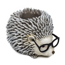 Roman Silly Spectacles Hedgehog with Glasses Planter 6.5 Inch - £50.31 GBP