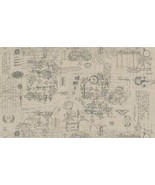 Moda COLLECTIONS ETCHINGS Parchment 44339 11L Quilt Fabric By The Yard - $12.86