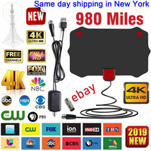 Digital Indoor Tv Hdtv Vhf Uhf Fm Dtv Antenna New Hd Tv Radio Analog Ant... - £20.71 GBP