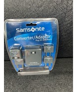 Samsonite Converter/Adaptor International Plug Kit With Pouch  NEW Travel - $12.59