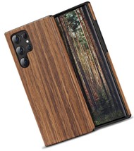 Compatible with Samsung Galaxy S22 Ultra Case Wood - £34.56 GBP