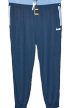 Hugo Boss Men&#39;s Design Blue  Logo Trim Light Thin Cotton Sweatpants Size XL - £60.36 GBP
