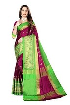 Womens Saree Cotton Silk Festival Wedding Party Printed Indian Sari indian - £11.04 GBP