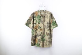 Vintage 90s Mens Size Large Faded Realtree Camouflage Pocket T-Shirt Cotton USA - £54.71 GBP