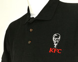 KFC Kentucky Fried Chicken Employee Uniform Polo Shirt Black Size M Medi... - $25.49