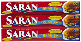 Saran Premium Plastic Wrap - 100 Ft - 3 Pk - $19.69
