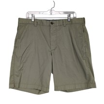 J Crew Men&#39;s 36x9 Chino Shorts, Green Stretch Fabric, Classic Preppy Summer - $22.00