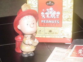 Hallmark Peanuts Gallery Firefighter Pigpen Fig. Mint With Box - £27.37 GBP