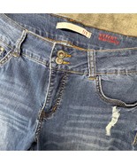 it! Jeans Tiffany Skinny Ankle Distressed Blue Denim Women&#39;s Denim Blue ... - $19.00