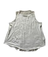 MTA Sport Womens Plus Size 1X athletic tank Sleeveless White Vented Ribbed - €8,52 EUR