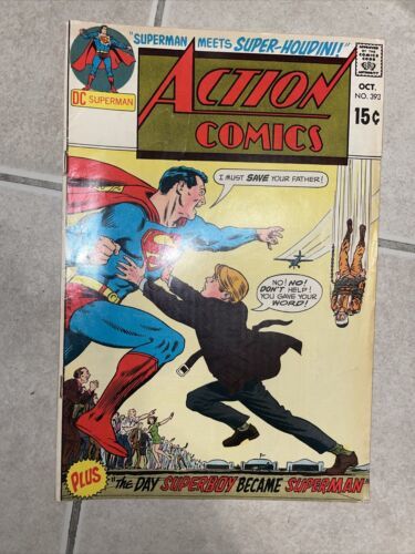 DC Action Comics 393 Comic Book Superman - $4.00