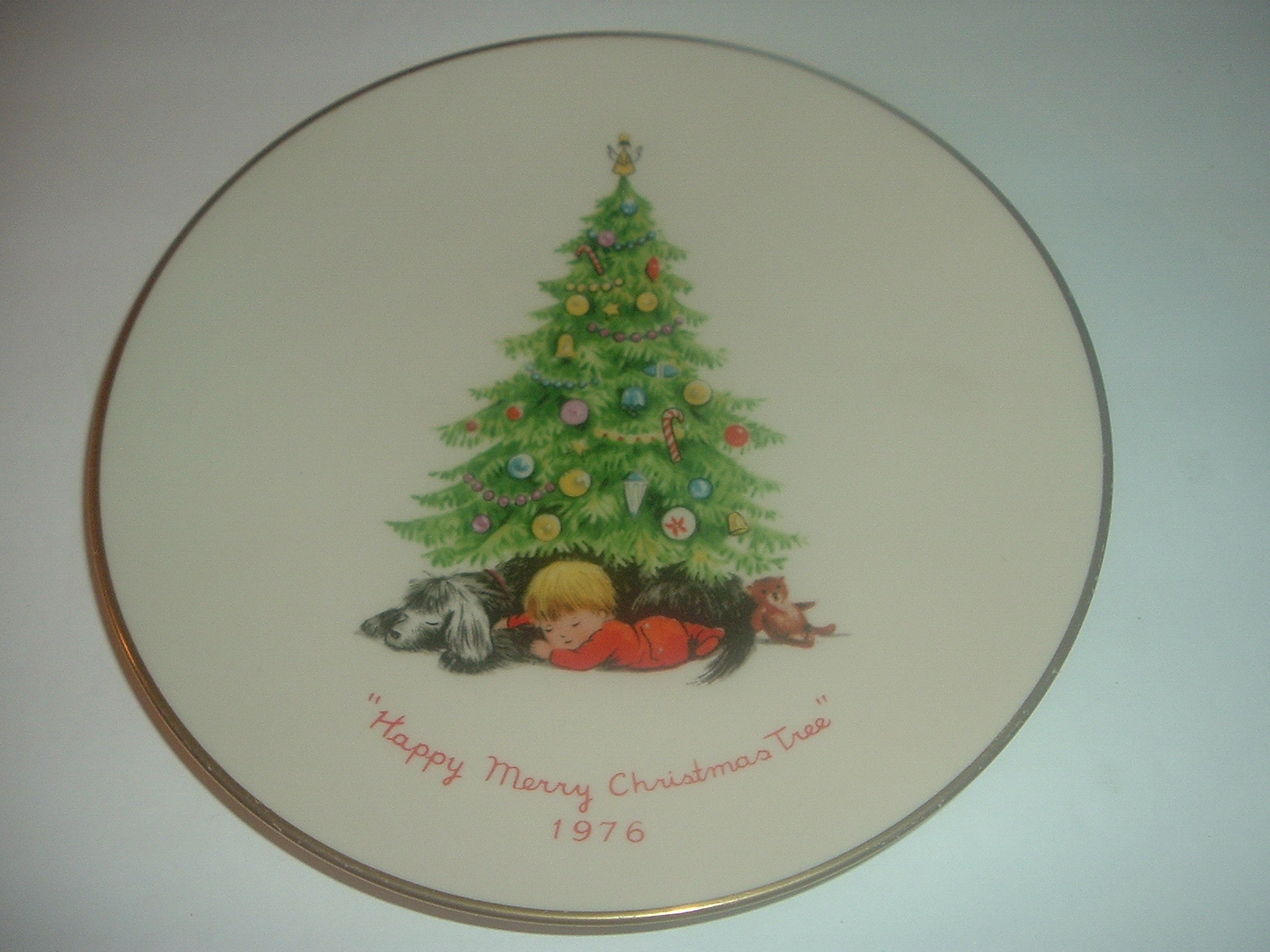 Primary image for 1976 Gorham Moppets Christmas Plate