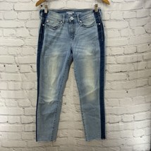 Denizen Levi’s Womens Sz 7 Blue Jeans Skinny Cropped Boyfriend  - £15.79 GBP