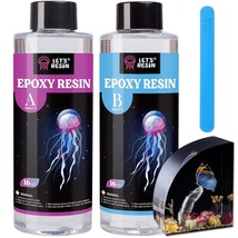 Crystal Clear Epoxy Resin, 32Oz Bubbles Free Epoxy Resin, Table Top &amp; Ba... - £33.81 GBP