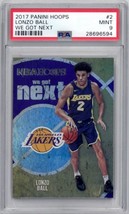 Lonzo Ball 2017-18 Panini NBA Hoops We Got Next Rookie Card (RC) #2- PSA Graded  - $59.95