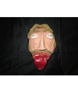 NEW YEAR&#39;S EVE HANGOVER??? CLAY Figurine WALL HANGING - 7-1/2&quot; x 4-3/4&quot; - £15.71 GBP
