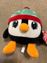 American Greetings Christmas Baby Penguin 9&quot; Round Plush Doll NWT - £7.55 GBP