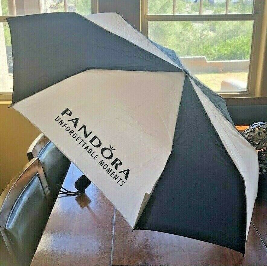 Pandora Umbrella limited edition promotional gift black and white gift rare