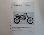 1996 Honda XR600R Set Dessus Instructions Manuel Desseré Feuille Usine O... - $15.13