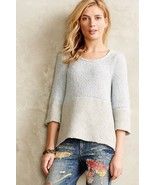 NEW Anthropologie Felted Lace Pullover by Knitted &amp; Knotted $148 Lace SMALL - £34.88 GBP