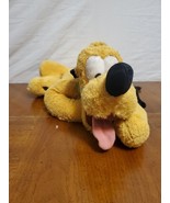 Pluto Plush Stuffed 18” Disneyland Walt Disney World Laying Down Soft Dog - $146.40 MXN