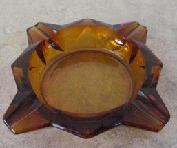 Vintage Arcoroc TOPAZ Color Glass Ashtray France Made In France - £22.41 GBP