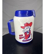 Whirley Ole Miss Rebels 64 Oz Travel Cup With Lid Colonal Reb Super Foam  - $48.78 CAD