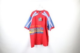 NOS Vtg 90s Marithe Francois Girbaud Mens Large Thermal Waffle Knit T-Shirt Red - £70.04 GBP
