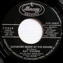 Ray Stevens - Further More / Saturday Night At The Movies [7&quot; 45 rpm Sin... - $2.27