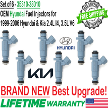 OEM NEW Hyundai x6 Best Upgrade Fuel Injectors for 2002-2006 Kia Sedona 3.5L V6 - $282.14