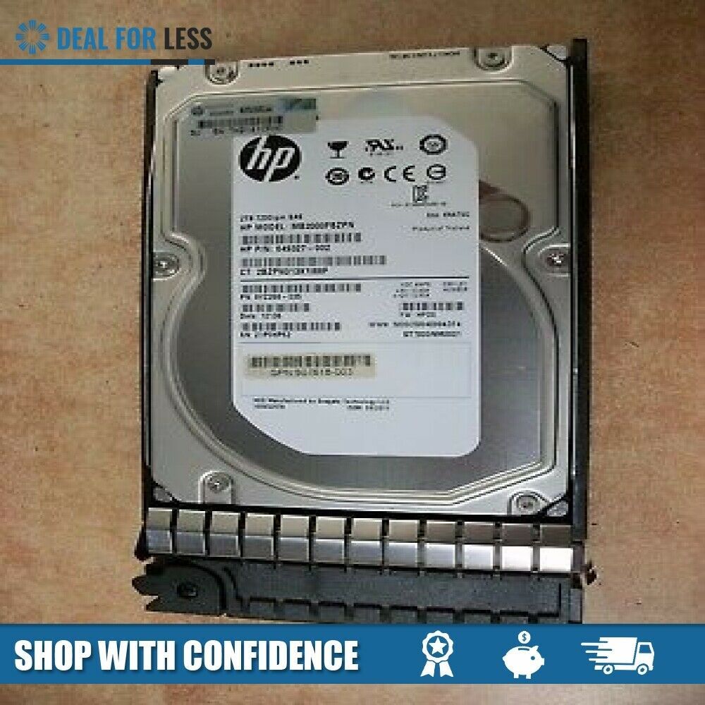 HP 507618-003- 2TB SAS 7.2K 6GB 3.5" HDD - $44.74
