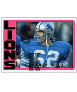 1972 STCC #352 Topps Ed Mooney Detroit Lions Texas Tech Custom card - £2.94 GBP