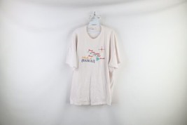 Vintage 90s Streetwear Mens 2XL Spell Out Islands of Hawaii Short Sleeve T-Shirt - £35.52 GBP