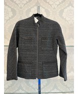 THEORY Charcoal Cotton Blend Style#ADB04401 Blazer/Jacket Sz 6 $395 - $158.30