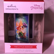 Hallmark 2021 Disney The Little Mermaid Retro VCR VHS Video Tape Movie Ornament - £22.87 GBP