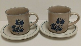 Pfaltzgraff Yorktowne Coffee Cup And Saucer Set Of Two - £13.23 GBP