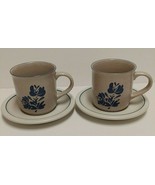 Pfaltzgraff Yorktowne Coffee Cup And Saucer Set Of Two - £13.40 GBP