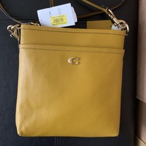 COACH CC526 Kitt Crossbody Bag NWT Yellow gold - $79.19