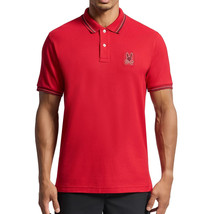 Psycho Bunny Men&#39;s Short Sleeve Pierce Tipped Pique Cotton Polo Shirt Re... - $93.24 CAD