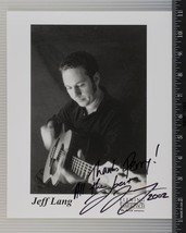 Jeff Lang Autograph Signed 8x10 B&amp;W Promo Promotional Photo tob - $44.54