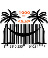1000 pcs UPC and EAN GTIN ASIN codes for Amazon Ebay Itunes Google etc - $532.83 MXN