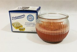 Entenmann&#39;s Scented Candle Bakery Fresh Scent Cinnamon Crumb Cake Holida... - $6.27