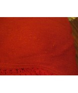 Full Red Bedspread - £6.62 GBP