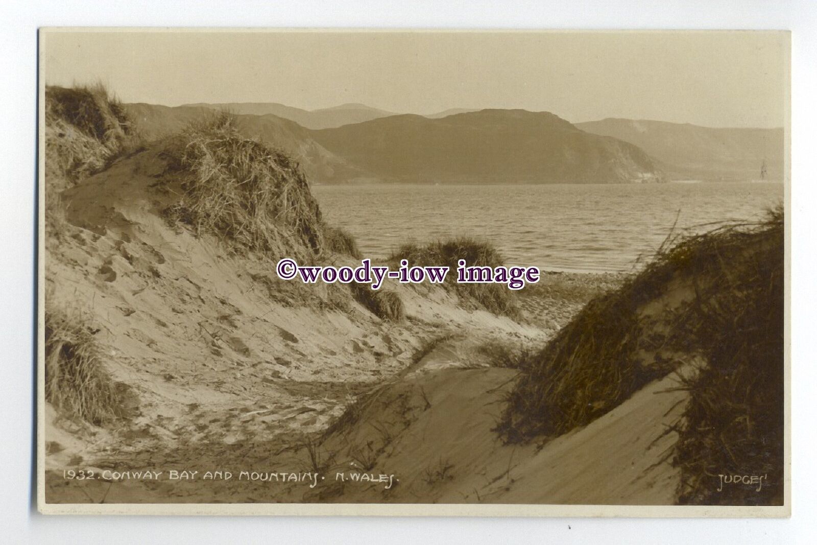 Ju870 - Conway Bay and mountains - Judges postcard 1932 - $1.90