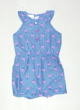 NWT Gymboree Baby Girls Chambray Flamingo Romper size 12-18 Months  NEW - $17.99