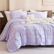 Dreamy Lavender Twin/Twin Xl Comforter Set, 2 Pieces Tufted Light Purple Bed Set - £67.22 GBP