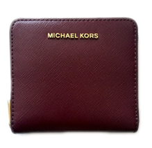 Michael Kors Jet Set Travel Medium Zip Around Saffiano Leather Card Case... - $59.95