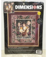 Dimensions Crewel Embroidery Kit Brocade Angel 1497 Christmas Vintage 19... - $185.91 MXN