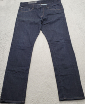 Armani Exchange Jeans Mens Sz 36 Blue Denim Jambe Etroit Straight Leg Flat Front - £20.82 GBP